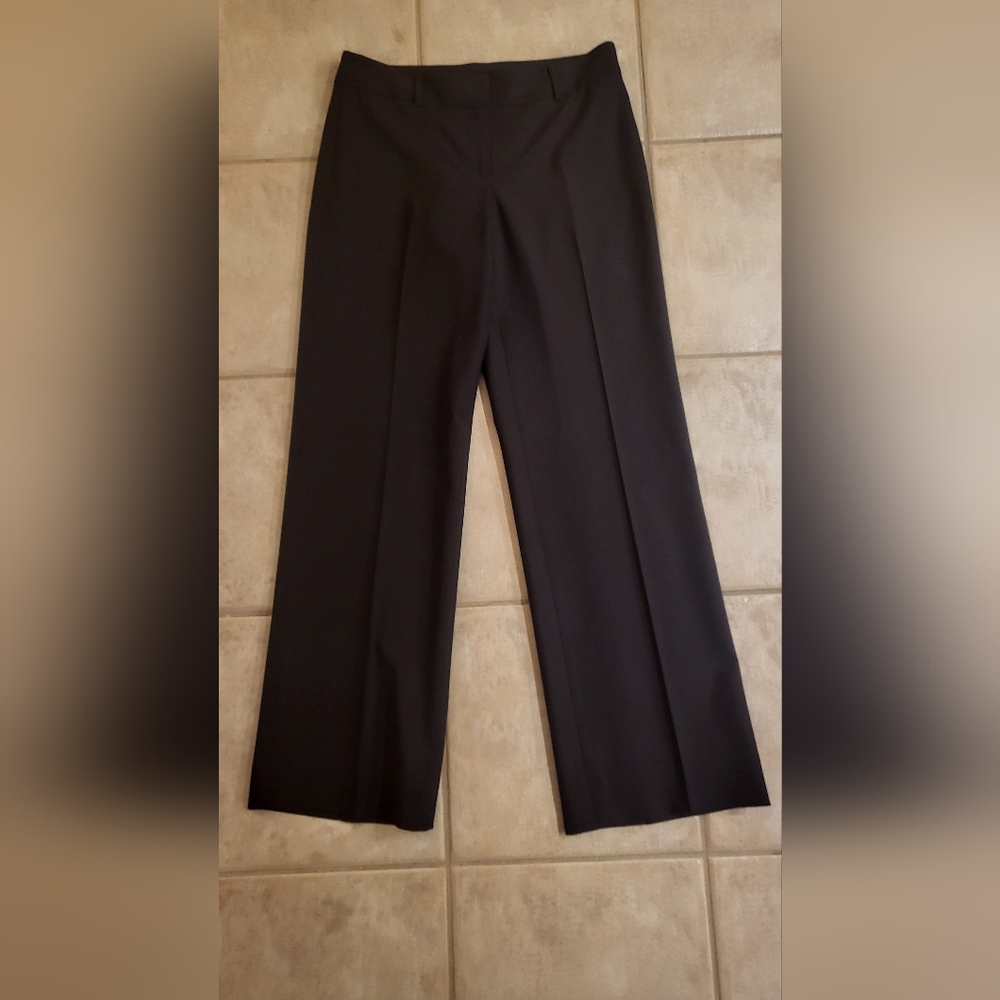 Theory Deep Brown Wide-Leg Pants Women's Size 6